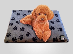FLEECY DOG CRATE MATS / TRAVEL BEDS - Various Sizes & Colours
